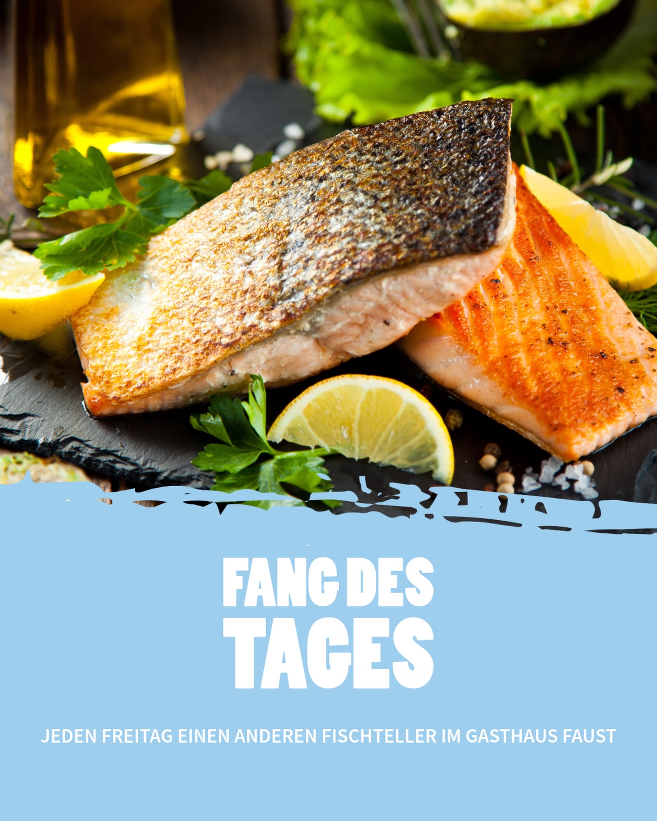 Mittwoch = Burger-Tag 🍔
Freitag = Fisch-Special 🐟

Ab sofort erwartet euch jeden Freitag unser Fang des Tages – jede Woche ein anderer, frisch ausgewählter Fisch, saisonal abgestimmt und mit passenden Beilagen liebevoll zubereitet. Lasst euch überraschen und genießt die Vielfalt im Faust – Start ist diesen Freitag!

#knittlingen #enzkreis #faustgeburtshaus  #welovefaust#gasthausfaust dasfaustgasthaus appartements dasfaustknittlingen faustappartementsfood catering foodlover