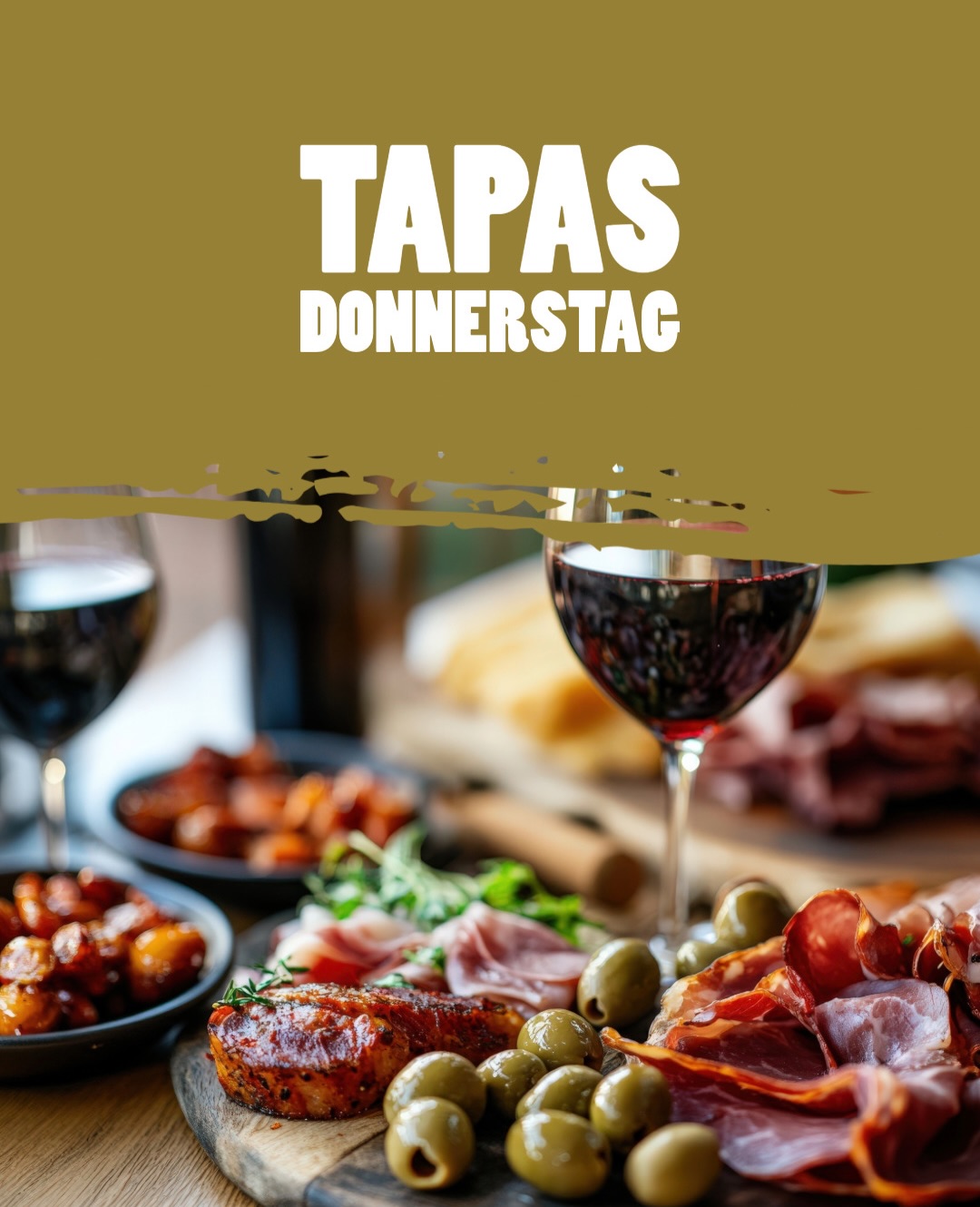 Ab sofort heißt es im Gasthaus Faust: 🍷✨ Donnerstag ist Tapas-Donnerstag!

Freut euch auf kleine mediterrane Gerichte zum Teilen – perfekt, um mehrere Köstlichkeiten zu bestellen und gemeinsam zu genießen.
🇬🇷 Griechische Trilogie – Vorspeisenvariation
🇪🇸 Spanische Tapas
🇮🇹 Italienische Tapas

Unsere Auswahl wechselt jede Woche und richtet sich nach Saison.

Kommt vorbei und genießt unseren ersten Tapas-Donnerstag bei schönem Frühlingswetter. Wir freuen uns auf euch! 🌸🍽️

#knittlingen #enzkreis #faustgeburtshaus  #welovefaust#gasthausfaust dasfaustgasthaus appartements dasfaustknittlingen faustappartementsfood catering foodlover